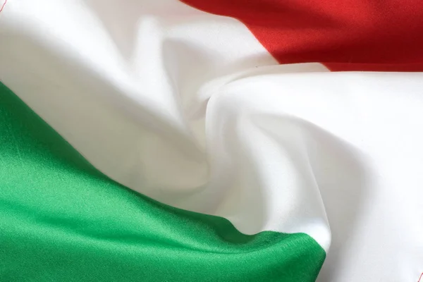 Closeup of the flag of Italy
