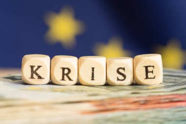 AB bayrağı, euro bono ve kelime kriz