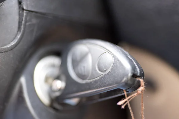 Una Llave Encendido Coche — Foto de Stock