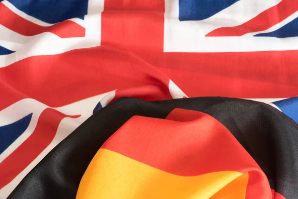 Прапор Німеччини Великої Британії — стокове фото