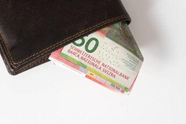 Bir m-cüzdan ve İsviçre Frangı