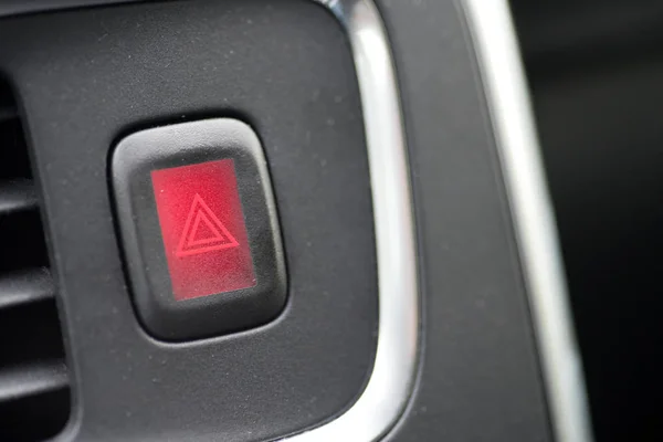 Button Hazard Lights Car — Stock Photo, Image