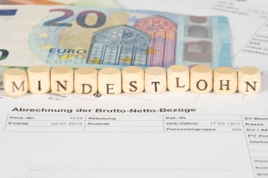 Bordro, asgari ücret ve euro banknot