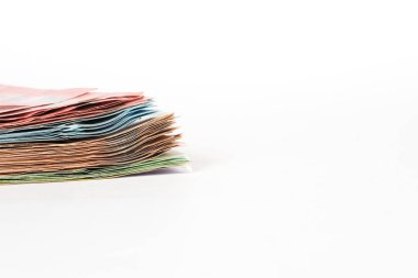 Euro faturaları parlak zemin üzerine