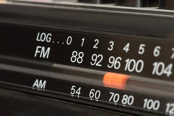 古いラジオのクローズ アップ — ストック写真