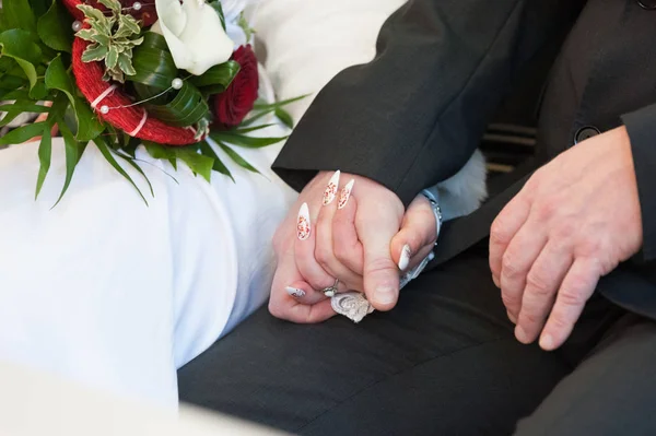 Recién Casados Una Boda — Foto de Stock