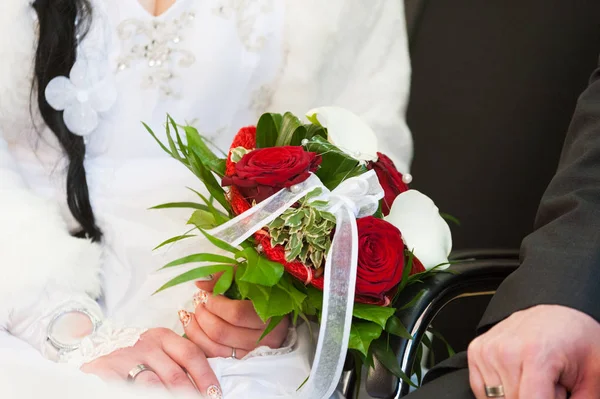 Recém Casados Casamento — Fotografia de Stock