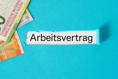 İsviçre Frangı faturaları ve iş sözleşmesi