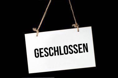 Bir işareti kapalı baskı ile