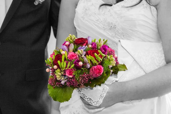 Ramo Novia Una Boda — Foto de Stock