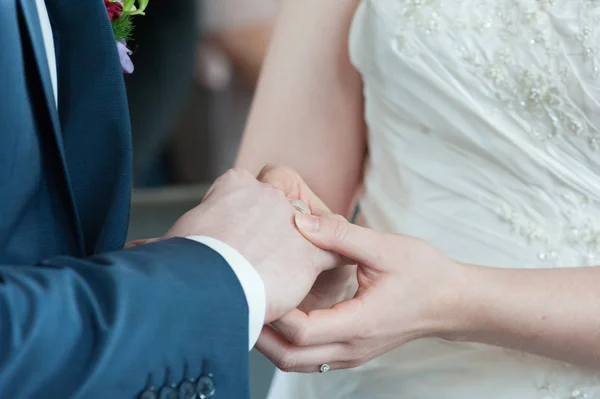 Bride Groom Wedding Ring Wedding — Stock Photo, Image