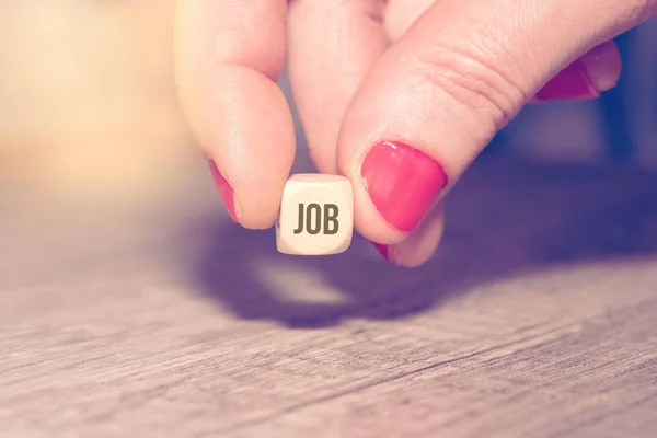 Una Donna Lavoro — Foto Stock