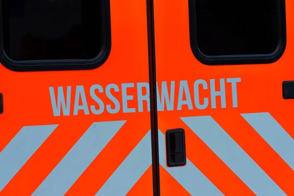 Veicolo Emergenza Del Wasserwacht — Foto Stock