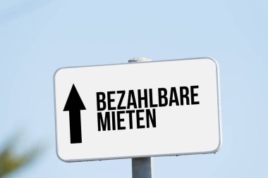 Bir işaret uygun kiraları gösterir