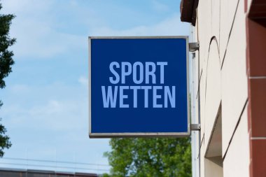 Ev duvarında spor bahisleri kabul noktaları bir işaret