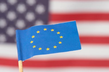 Avrupa Birliği Avrupa Birliği ve Abd Bayrağı