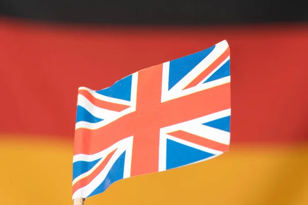 Прапор Німеччини Великої Британії — стокове фото
