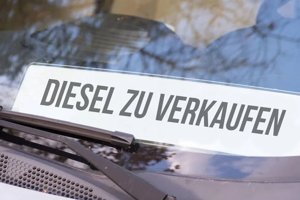 Auto Značka Diesel Prodej — Stock fotografie