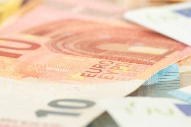 Euro faturaları Close-up