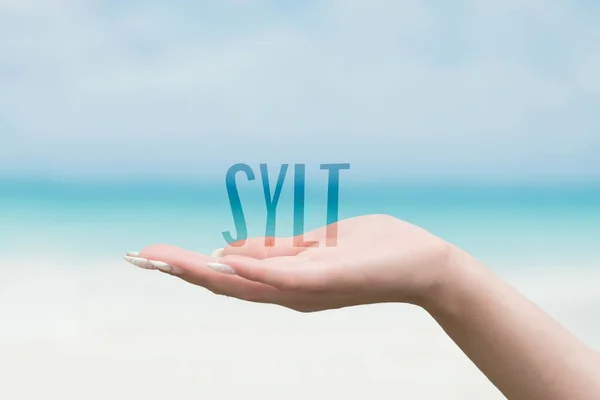Strand Nyár Nyaralás Sylt — Stock Fotó
