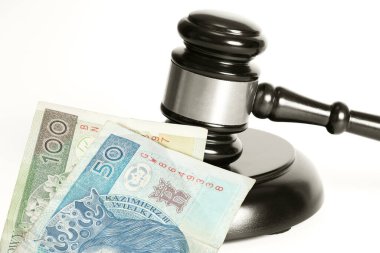 Bir yargıcın tokmağı ve parası Polonya Zloti PLN