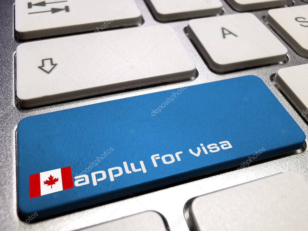 Computer and Canada Visa Application