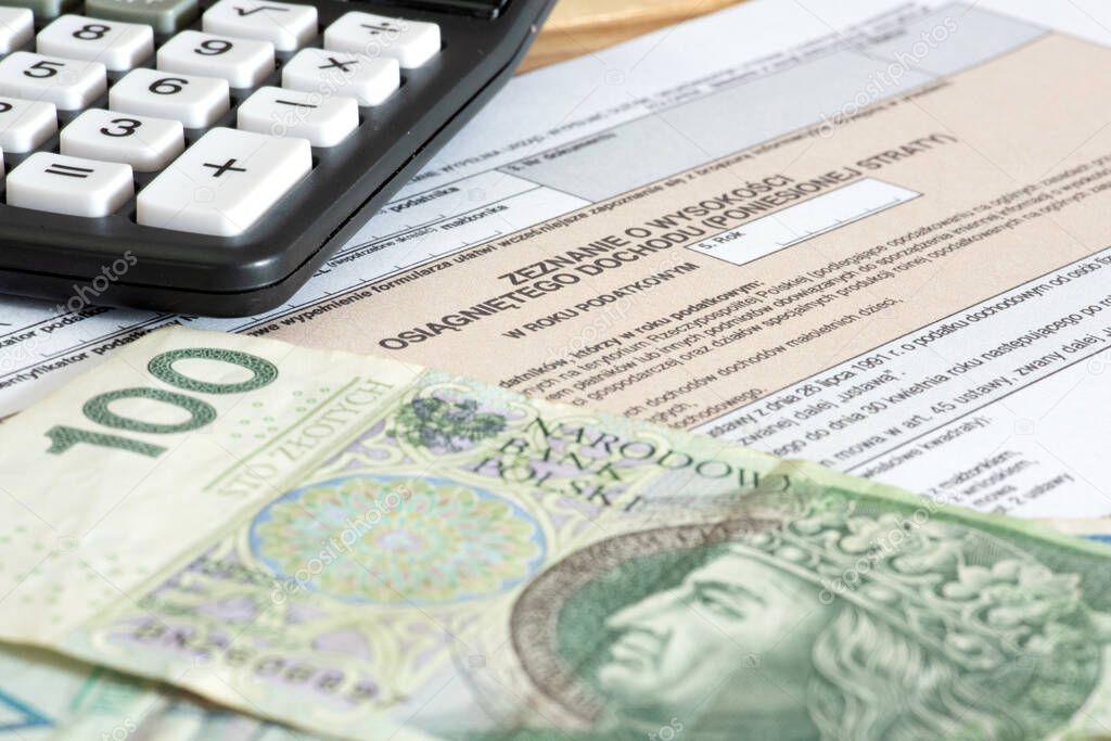 Tax return PIT in Poland and Polish zloty PLN