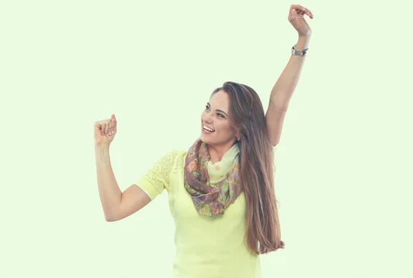 Portrait d'une jeune femme debout — Photo