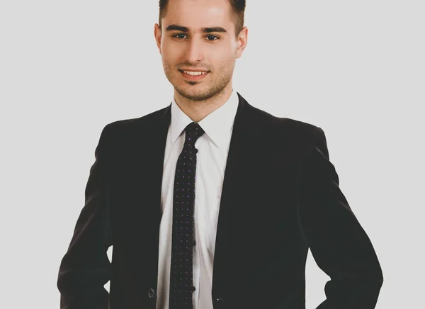 Retrato de joven aislado sobre fondo blanco —  Fotos de Stock