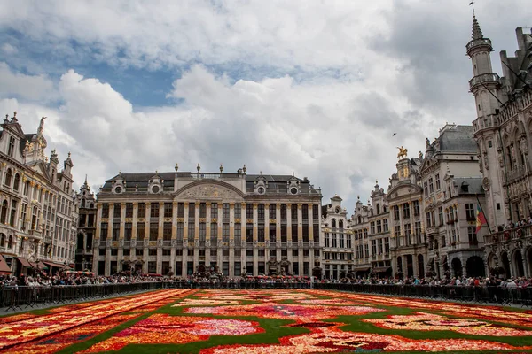 Scenic Architecture Square Brussels Belgium — Stock Photo, Image