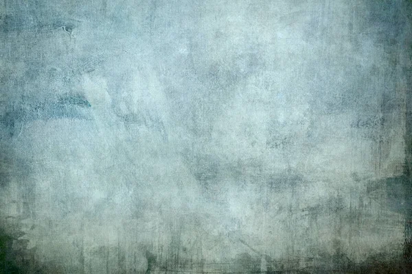 Blue Grungy Canvas Background Texture — Stock Photo, Image