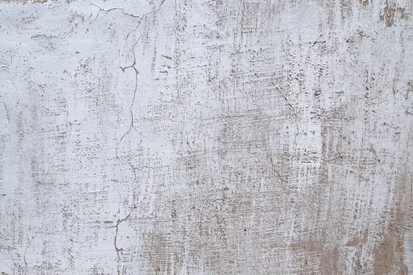 Eski Beyaz Boyalı Duvar Kirli Arka Plan Veya Doku — Stok fotoğraf