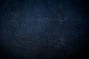 Koyu mavi duvar kirli arkaplan veya doku 