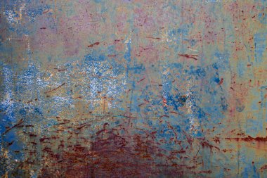 Eski paslı duvar paslı arka plan veya doku 