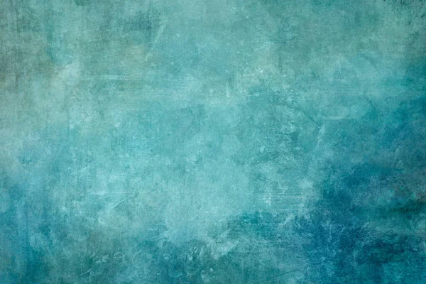 Teal Colored Old Wall Grungy Background Texture — Stock Photo, Image