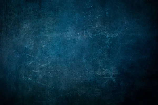 Dark Blue Wall Grungy Background Texture — Stock Photo, Image