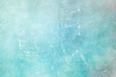 Mavi-yeşil grrungy kazınmış arkaplan veya doku 