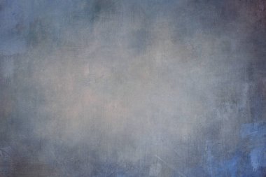 Sıçrayan mavi grungy renkli tuval arkaplan veya doku