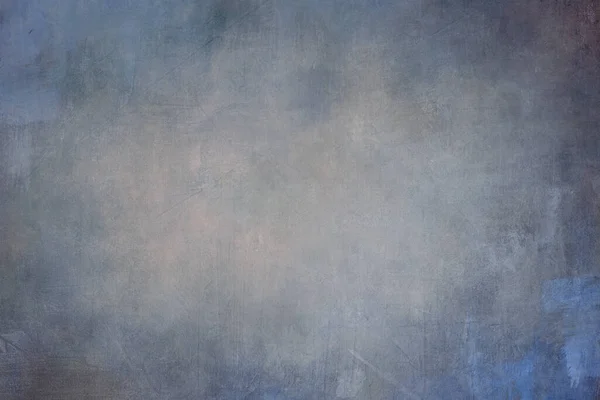Blauw Geslepen Grungy Gekleurde Canvas Achtergrond Textuur — Stockfoto