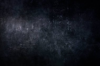 Siyah kazınmış kirli duvar arkaplanı veya dokusu 