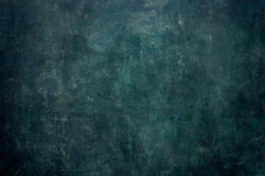 Koyu yeşil kirli duvar arkaplanı veya dokusu 