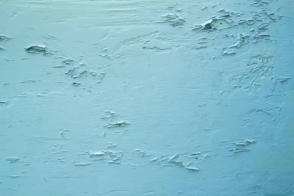 Старая Стена Синей Пилинговой Краской — стоковое фото