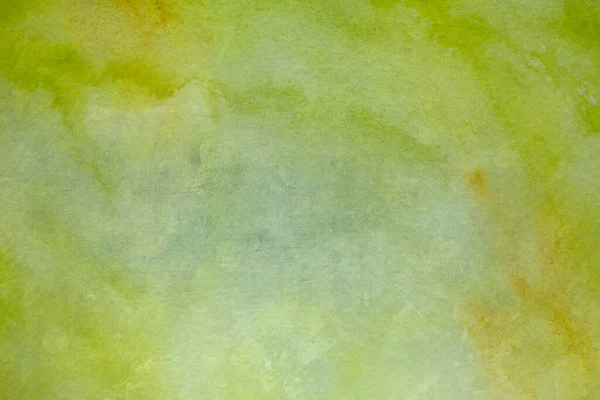 Zöld Akvarell Absztrakt Háttér Vagy Textúra — Stock Fotó
