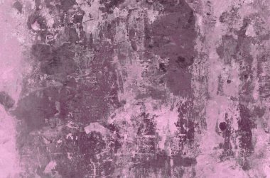 Pembe serpilmiş kirli duvar arkaplanı veya dokusu 