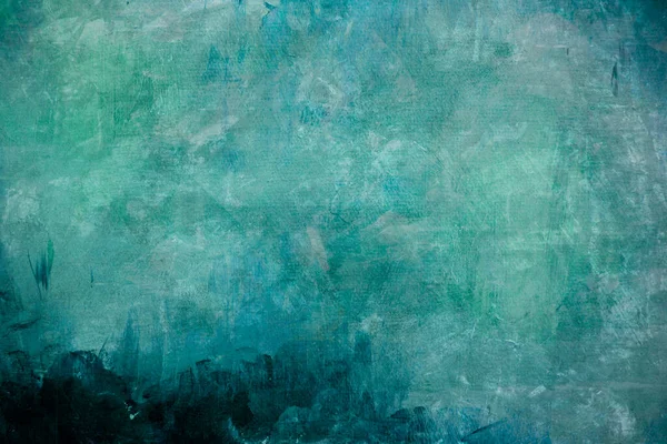 Bleu Vert Peinture Abstraite Fond Texture — Photo