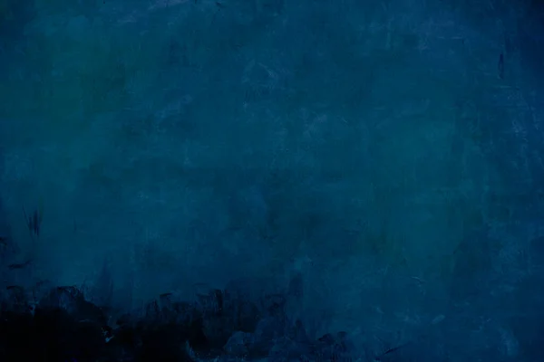 Donkerblauwe Kleur Abstract Schilderen Achtergrond Textuur — Stockfoto