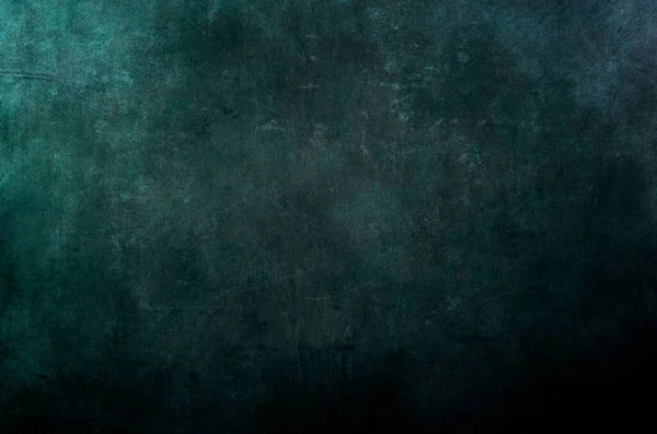 Dark Green Scraped Wall Grungy Background Texture — Stock Photo, Image