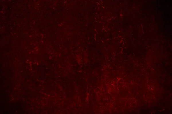 濃い赤のスクレープ壁のグランジーの背景やテクスチャ — ストック写真