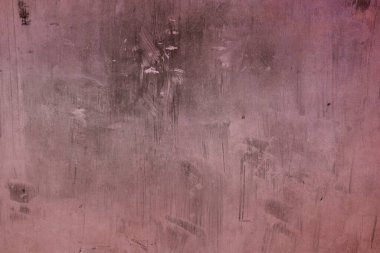 Pembe duvar kirli arkaplan veya doku 