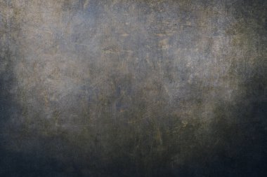Eski, kazınmış duvarlı, kirli arka plan, koyu renkli kenarlar.  